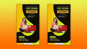 Free Online Marketing Instagram Stories Template