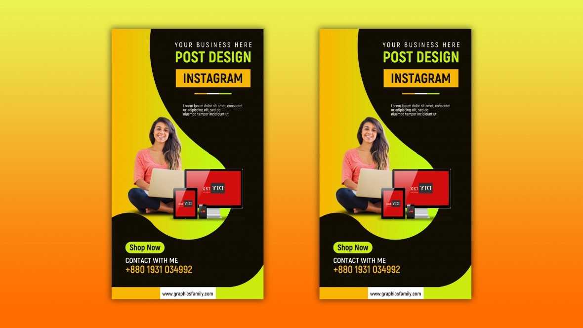 Free Online Marketing Instagram Stories Template