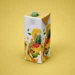 Free Paper Juice Box Mockup