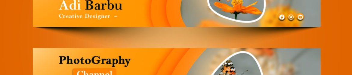 Free Photography YouTube Channel Art Design Template