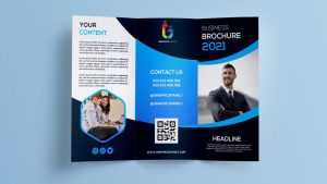 Free Photoshop Business Trifold Brochure Design Template