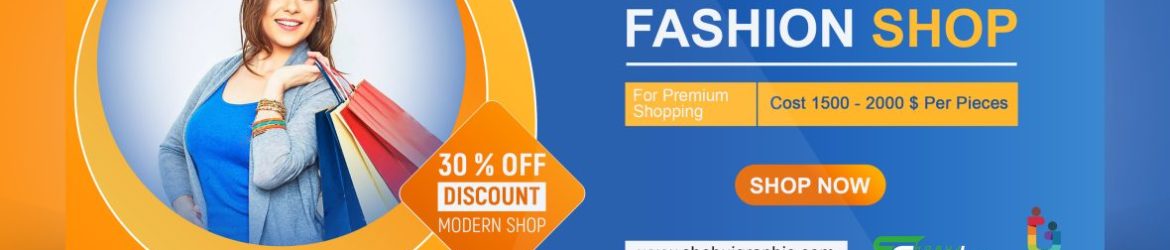 Free Photoshop Online Shopping Ad Banner