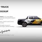 Free Pickup Truck Mockup - Download Grátis Free Pickup Truck Mockup
