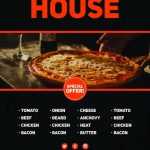 Free Pizza PSD Flyer design