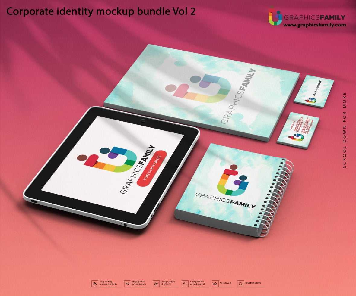 Free Premium Corporate Brand Identity Mockup PSD Bundle