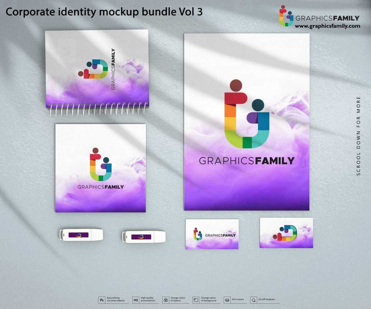 Free Professional Corporate Identity Mockup Bundle
