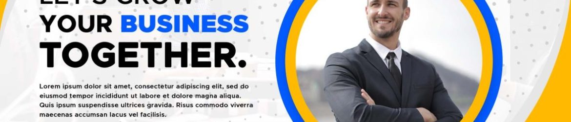 Free Professional Marketing Website Banner Design