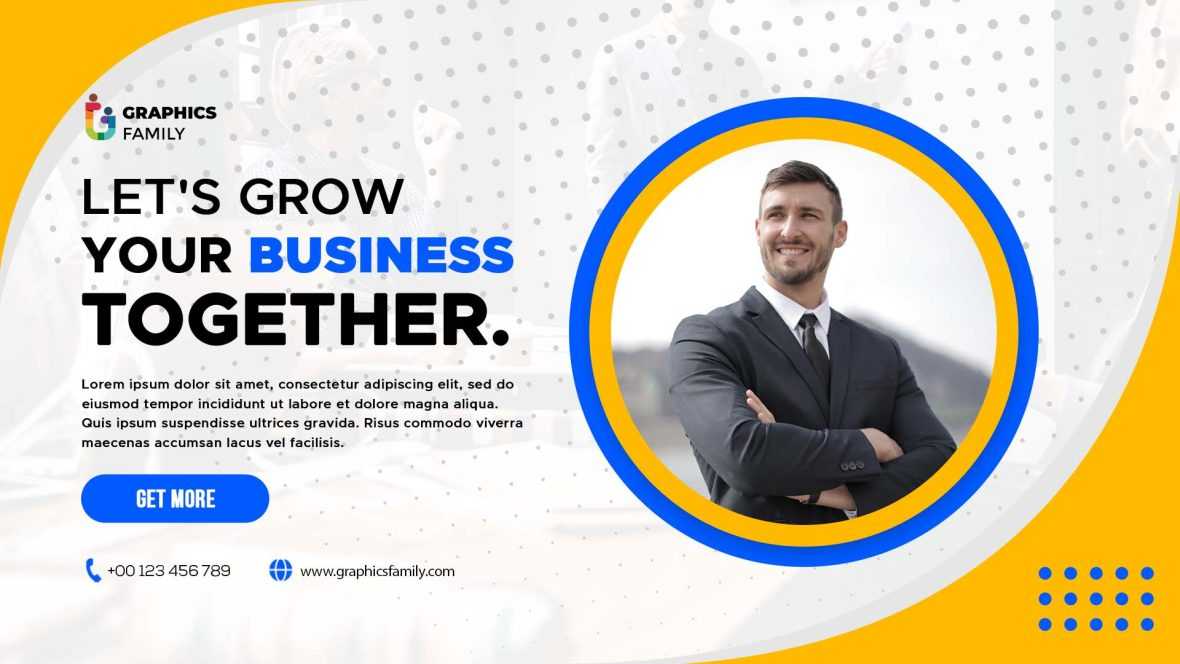 Free Professional Marketing Website Banner Design