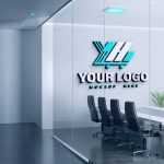 Free Professional Office Logo Mockup