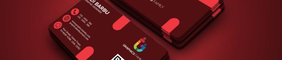 Free Professional Red Business Card Design