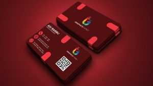 Free Professional Red Business Card Design