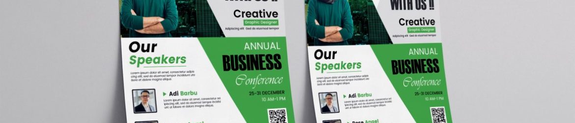 Free PSD Corporate Business Conference Flyer Template