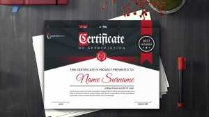 Free PSD Creative Award Certificate Template Design
