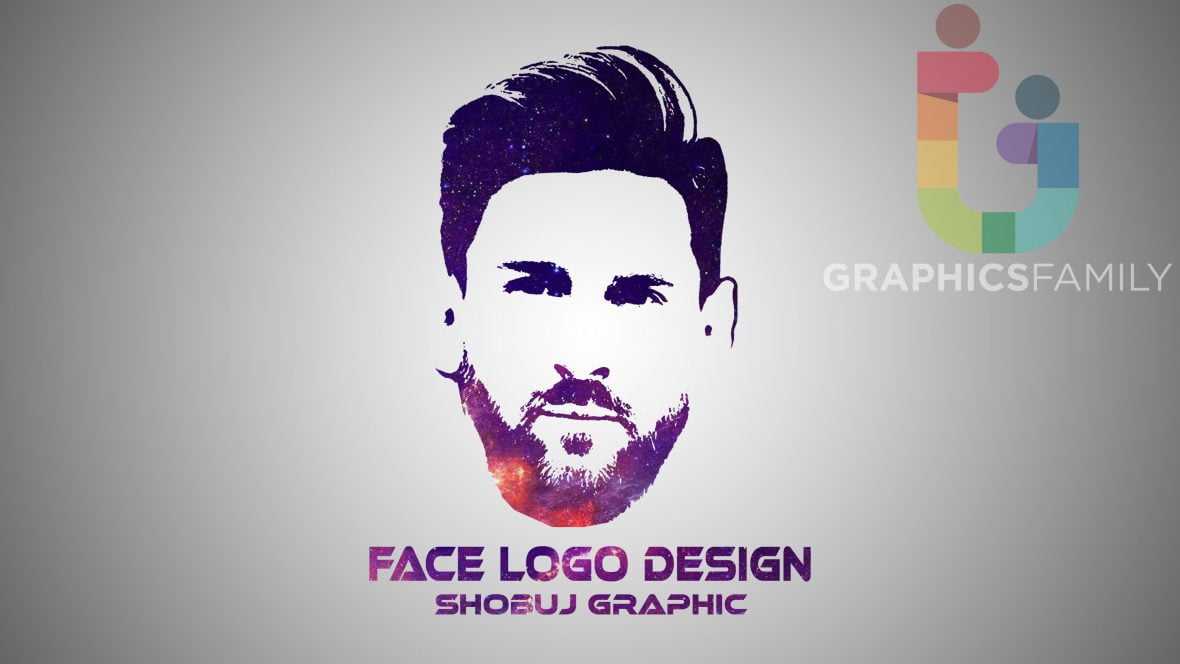 Free .PSD Face Logo Template