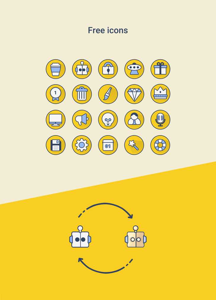 Free PSD Icons Set