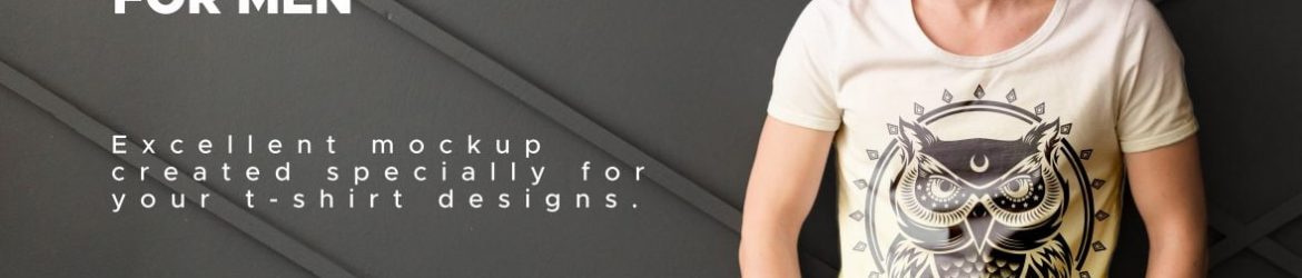 Free PSD T-Shirt Mock-up for Men