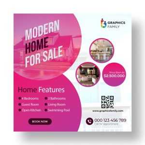 Free Real Estate Instagram Post Design Template