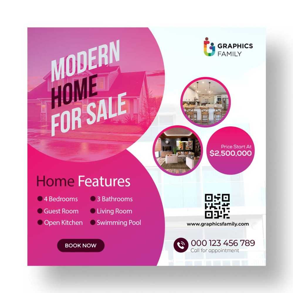 Free Real Estate Instagram Post Design Template