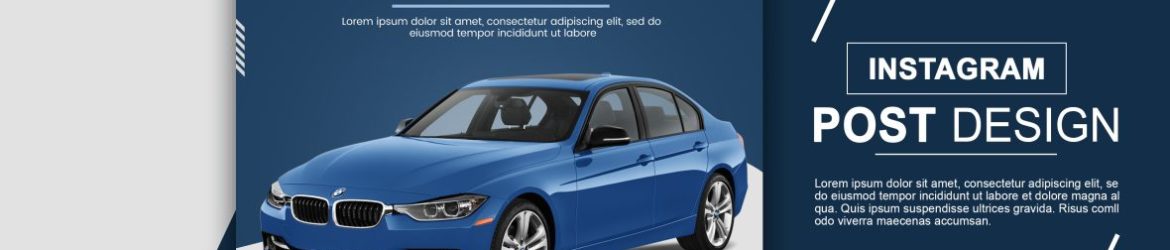 Free Rent Car Social Media Instagram Post Design