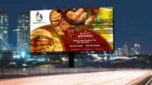 Free Restaurant Billboard Advertising Template