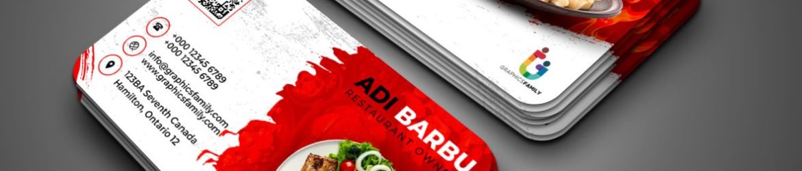 Free Restaurant Promotion Business Card Design