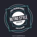 Free Retro Badge
