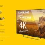 Free Samsung Smart TV Mockup