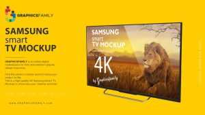 Free Samsung Smart TV Mockup