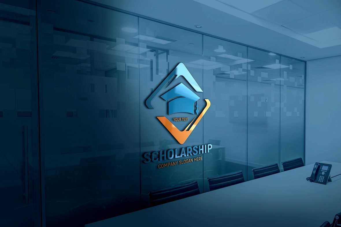 Free Scholarship Logo Template Design
