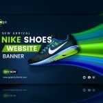 Free Shoes Sale Banner Advertising Template