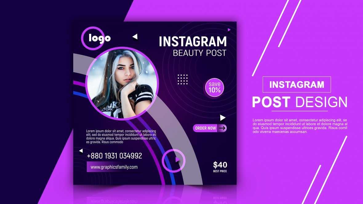 Free Social Media Post Design for Cosmetics Business Digital Marketing