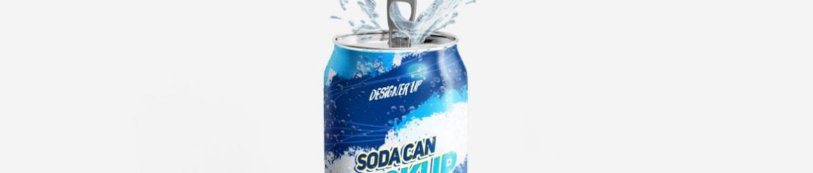 Free Soda Can Mockup