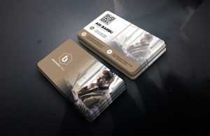 Free Software Developer Business Card Design
