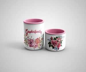 Free Sugar Cup Mockup