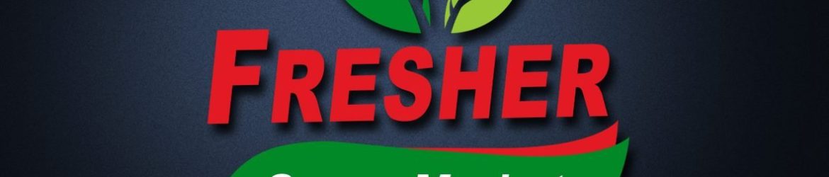 Free Super Market PSD Logo Template
