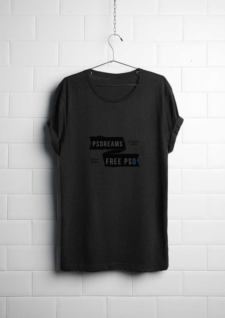 Free T-Shirt Mockup PSD