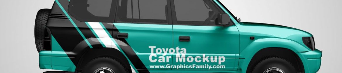 Free Toyota Land Cruiser Mockup