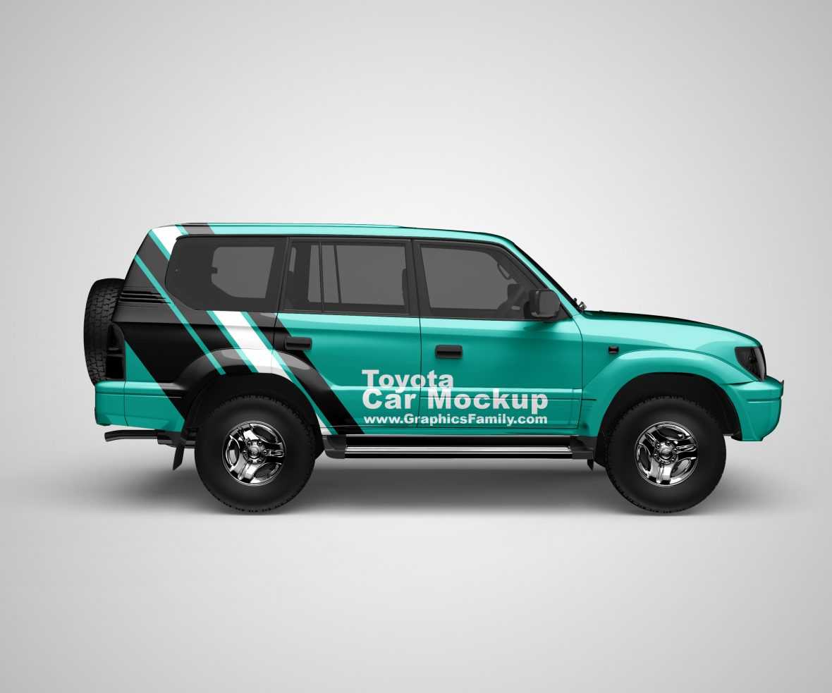 Free Toyota Land Cruiser Mockup