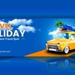 Free Travel Agency Web Banner Design Template - Download Grátis Free Travel Agency Web Banner Design Template