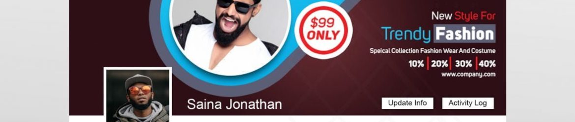 Free Trendy Fashion Style Facebook Ad Cover Design