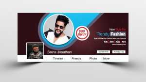 Free Trendy Fashion Style Facebook Ad Cover Design