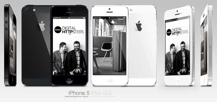 Free Vector iPhone 5 PSD