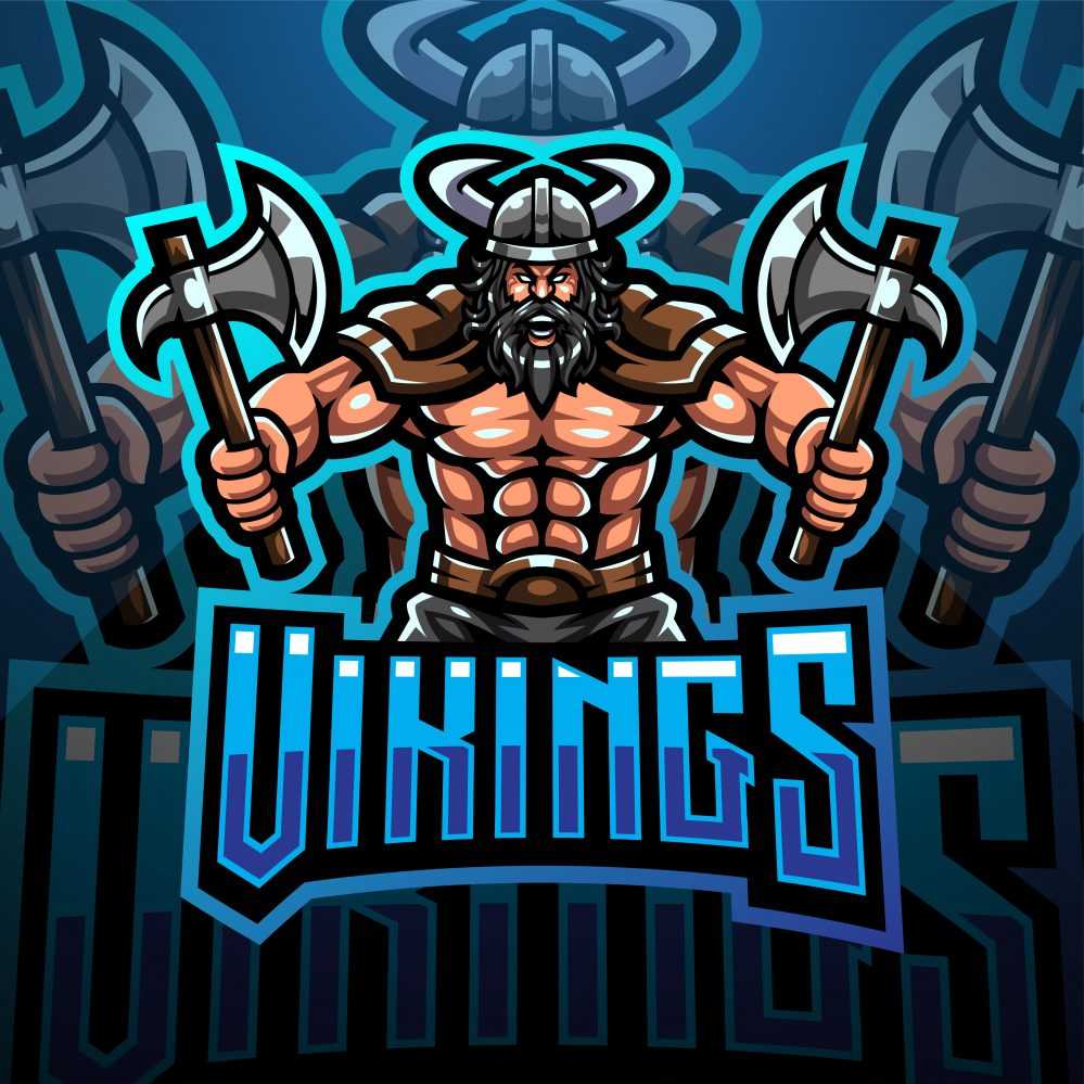 Free Vikings Squad Esports Mascot Template