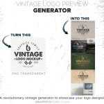 Free Vintage Logo Preview Generator - Download Grátis Free Vintage Logo Preview Generator