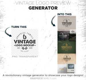 Free Vintage Logo Preview Generator