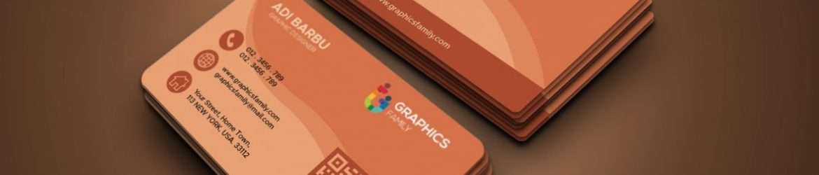 Free Visit card with abstract detailed
