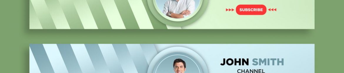 Free Vlogger YouTube Cover Template Design Free Vlogger YouTube Cover Template Design