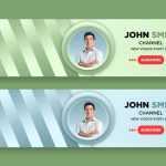 Free Vlogger YouTube Cover Template Design