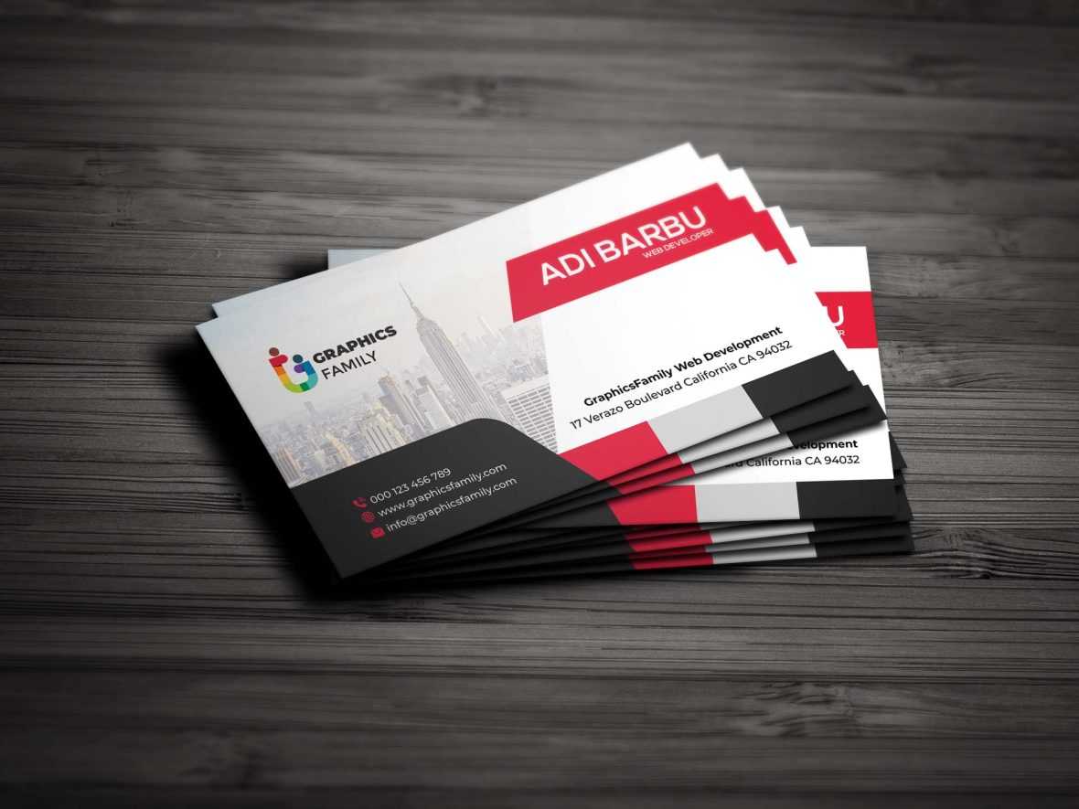Free Web Developer or Designer Business Card Template