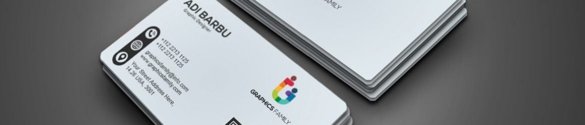 Free White Elegant Business Card Design